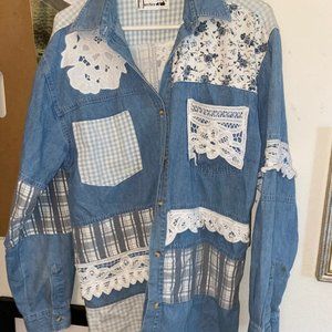 Vintage C Junction Ladies Western Shirt/Blouse